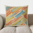Axyaa Colorful Geometric Pattern Throw Pillow Cover for Sofa, Bedroom, Car