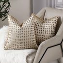 Axyaa Geometric Pillow Case Cojines 45X45 High Precision Binding Headboard Pillowcase