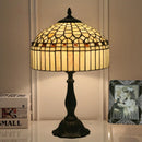 Axyaa Glass Table Lamp: Contemporary LED Tiffany Desk Light for Modern Decor