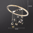 Axyaa Modern LED Chandeliers for Indoor Dining Room Lighting