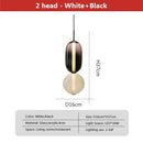 Axyaa Nordic Stained Glass LED Chandeliers for Home & Restaurant Decor