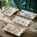 Axyaa Ceramic Retro Fruit Tray - Elegant Living Room Decor