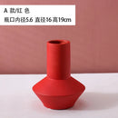 Axyaa Minimalist Ceramic Vase for Flowers and Desk Decoration