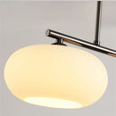 Axyaa Persimmon Pendant Light: Nordic LED Retro 3 Head Glass Lamp for Living Room