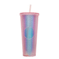 Axyaa Double Layered Straw Cup: Diamond Radiant Water, Coffee, Drinks, Mugs