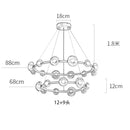 Axyaa Modern Bedroom LED Ceiling Lamp Chandelier Dining Room Pendant Lights