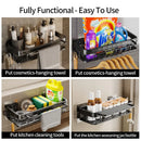 Axyaa Kitchen Shelf Organizer Draining Rack for Cleaning Supplies