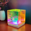 Axyaa LED Colorful Cube Lamp - Modern Bedroom & Living Room Decor