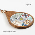 Axyaa Solid Wood Heat Insulation Mat, Anti-Scalding Table Mat-Coaster