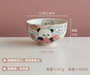 Axyaa 5-Inch Ceramic Panda Rice Bowl - Microwave Safe, High Aesthetic Value