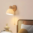Axyaa Ceramic Wood LED Wall Light Interior Fixture for Living Room Kitchen