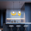 Axyaa Nordic Glass Ball Chandelier: Elegant LED Decor Light for Various Spaces