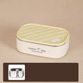 Axyaa 600ml Insulated Lunch Box Rectangular Food Storage Container Large Capacity