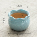 Lotus Shape Ceramic Vase by Axyaa: Elegant Table Decor for Flowers & Plants