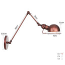 Axyaa Nostalgic Double Arm Wall Lamp for Rustic Decor
