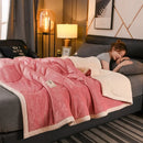 Axyaa Plush Triple-Layered Warm Blanket for Autumn/Winter
