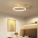 Axyaa Nordic Minimalism LED Ceiling Chandelier Aluminum Bedroom Light