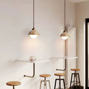 Axya Japanese Style Walnut Log Wood Chandelier Pendant Light