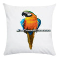 Axyaa Parrot Bird Decorative Throw Pillow Cover - Colorful Polyester Sofa Pillow Cover