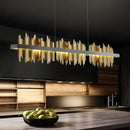 Axyaa Modern Circular Pendant Light for Stylish Living Room and Dining Room