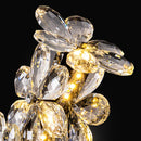 Axyaa Crystal Chandelier, Modern Bedroom Ceiling Light, Luxury Living Room Pendant Lamp
