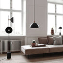 Axyaa Modern Black Floor Lamp with Adjustable Arms for Living Room and Bedroom