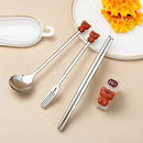 Axyaa Stainless Steel Cutlery Set with Cute Case