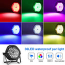 Axyaa RGB DJ Party Lights - 4PCS Waterproof Par Lights for Stage & Disco