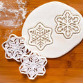 Axyaa Christmas Biscuit Moulds: Snowflake, Gingerbread Man, Santa Claus Mold, Xmas Party Embosser