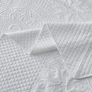 Axyaa Alaska King Bedspread, 132x120, Soft Microfiber, Lightweight, 3 Piece Oversized King