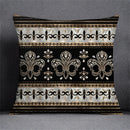 Axyaa Black Gold Plant Design Pillowcase for Elegant Home Decor