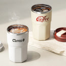 Axyaa Stainless Steel Insulated Coffee Cup with Leak-proof Lid