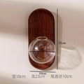 Axyaa Glass Wall Vase for Flowers and Plants
