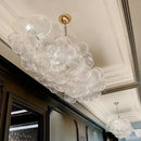 Axyaa Luxury LED Glass Chandelier for Living Room, Restaurant, Bedroom, Villa & Kitchen