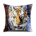 Axyaa Cartoon Animals Portrait Cushion Cover 45x45cm