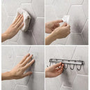 Axyaa Self-Adhesive Hooks: Strong Multipurpose Organization for Kitchen & Bathroom