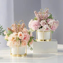 Ceramic Vase for Home Decor - Axyaa Desktop Ornament & Flower Pot