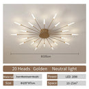 Axyaa LED Fireworks Ceiling Chandelier Nordic Design Indoor Lighting
