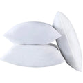 Axyaa White Throw Pillow Insert Bundle for Bed and Office Cushions