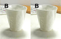 Axyaa White Bone  Coffee Mug, Novelty Geek Design, Porcelain Espresso Cup