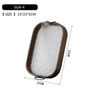 Axyaa Acrylic Bamboo Tea Tray with Flower Handle for Home and Hotel