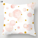 Axyaa Cloud Moon Star Pattern Pillowcase White Grey Letters Printed Home Decor