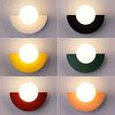 Axyaa Macaron Wall Lamp: Modern Nordic Bedroom Decor & Study Room Lighting