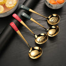 Axyaa Stainless Steel Soup Spoon Kitchen Utensil Set