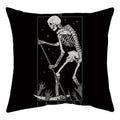 Axyaa Halloween Ghost Skull Pumpkin Decorative Pillow Cover 45X45CM