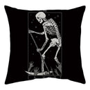 Axyaa Halloween Ghost Skull Pumpkin Decorative Pillow Cover 45X45CM