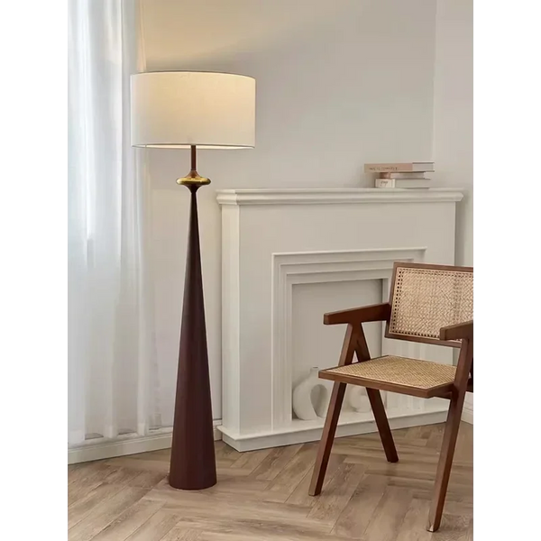 Axyaa Minimalist Wood Floor Lamp - Creative Sense Vertical Light