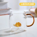 Axyaa 3D Cartoon Animal Glass Cup - Cute Single Layer Cup for Water, Coffee, Juice