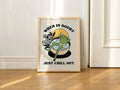 Frog Self Love Canvas Poster by Axyaa for Home Decor