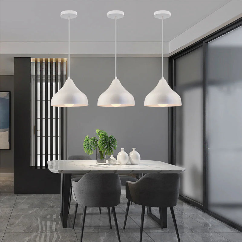 Axyaa Nordic LED Wood Pendant Lamp Industrial Hanging Light Fixture